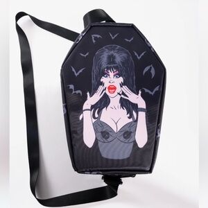 Cake Worthy ELVIRA Coffin Cooler Bag Lunchbox NEW NWT horror goth punk